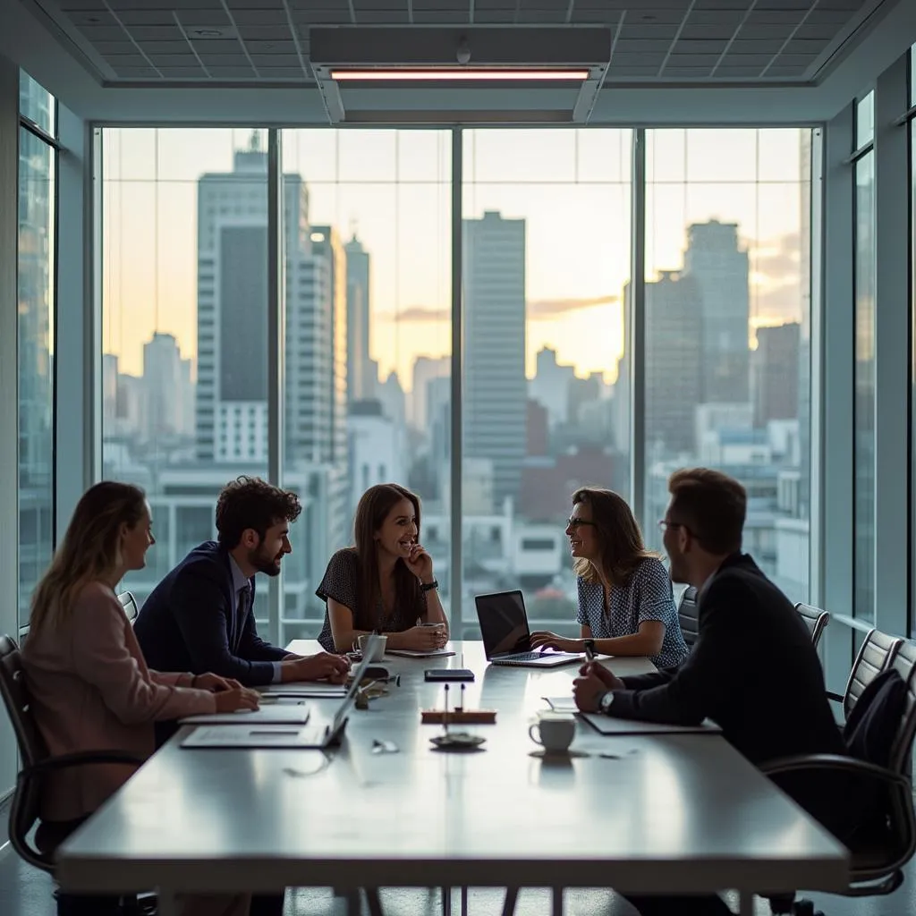 Equipo de ConsultArg en oficina moderna